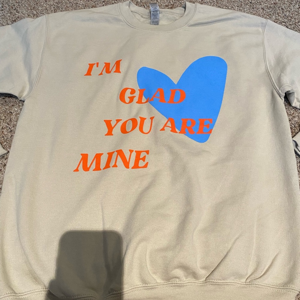 KenzKustomz “I’m Glad you’re mine” Crewneck
